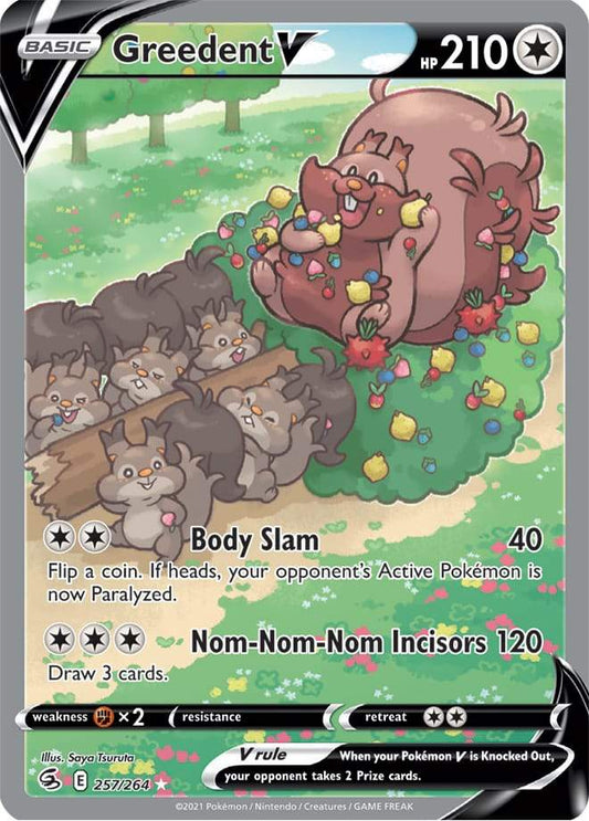 Greedent V (Alternate Full Art) 257/264 fusion-strike-257
