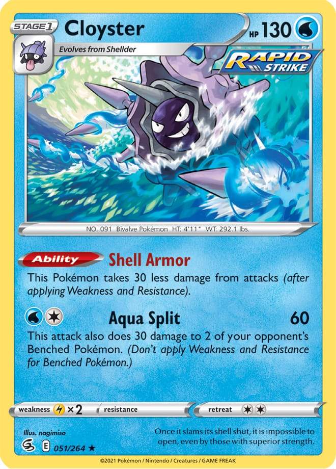 Cloyster 051/264 fusion-strike-51