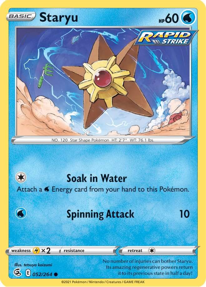 Staryu 052/264 fusion-strike-52