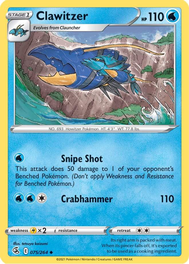 Clawitzer 075/264 fusion-strike-75