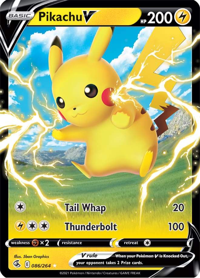 Pikachu V 086/264 fusion-strike-86