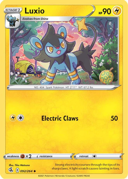Luxio 092/264 fusion-strike-92