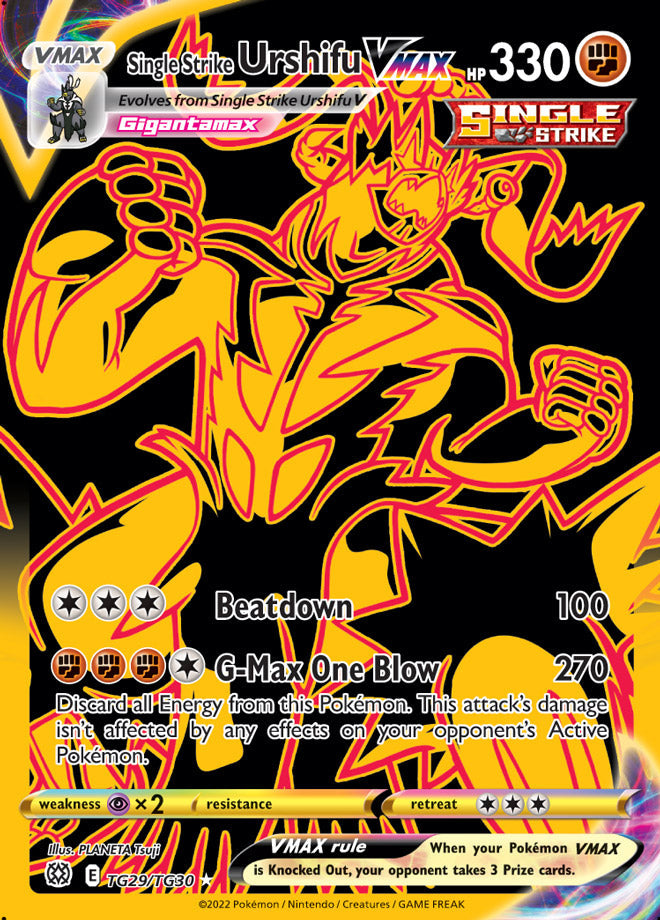 Single Strike Urshifu VMAX (Secret) TG29/TG30 brilliant-stars-tg29