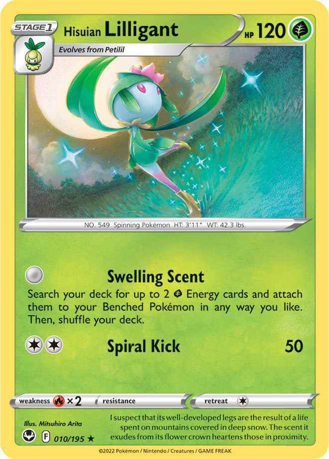 Hisuian Lilligant 010/195 Silver Tempest