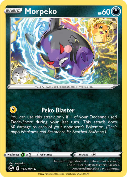 Morpeko 116/195 Silver Tempest