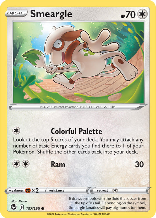 Smeargle 137/195 Silver Tempest