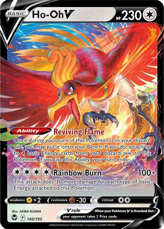 Ho-Oh V 140/195 Silver Tempest