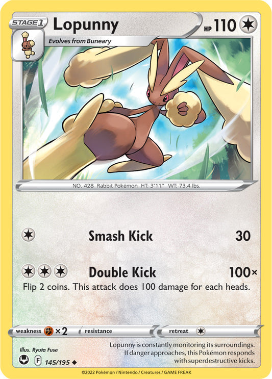 Lopunny 145/195 Silver Tempest