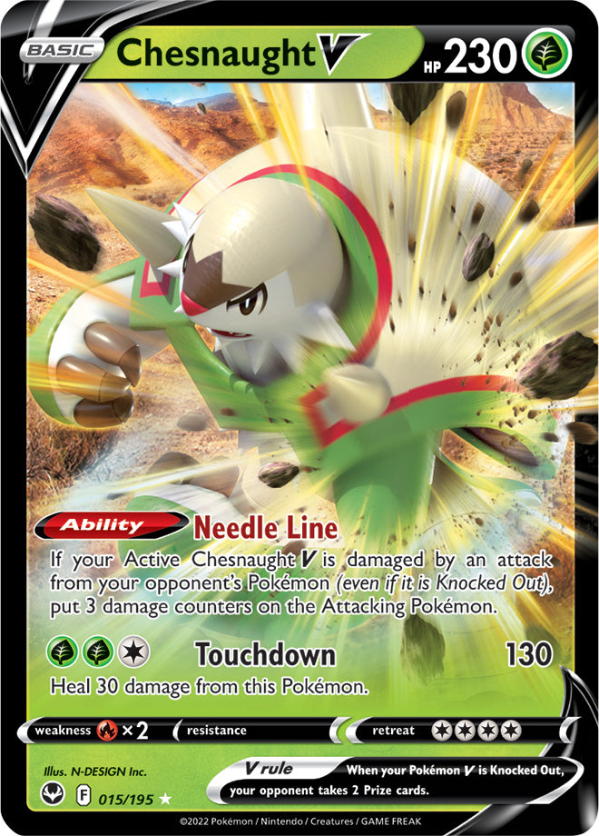 Chesnaught V 015/195 Silver Tempest