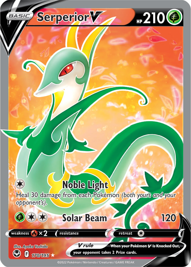 Serperior V (Full Art) 170/195 Silver Tempest