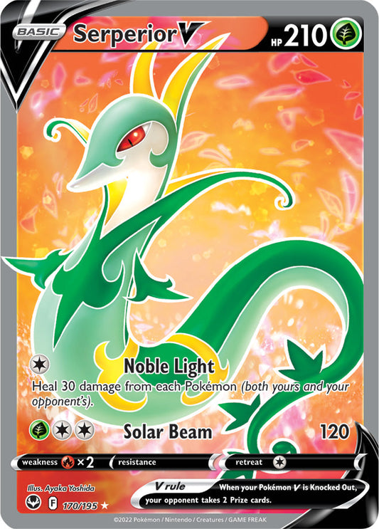 Serperior V (Full Art) 170/195 Silver Tempest