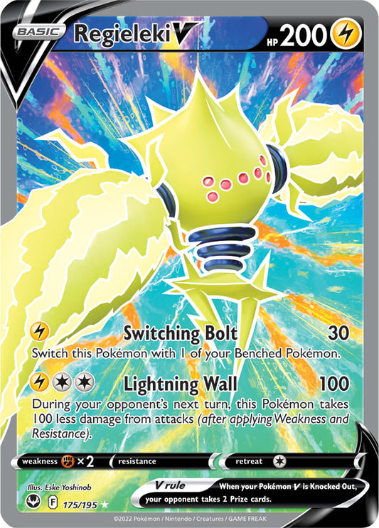 Regieleki V (Full Art) 175/195 Silver Tempest