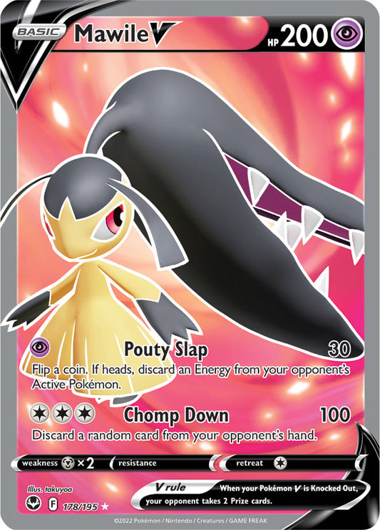 Mawile V (Full Art) 178/195 Silver Tempest