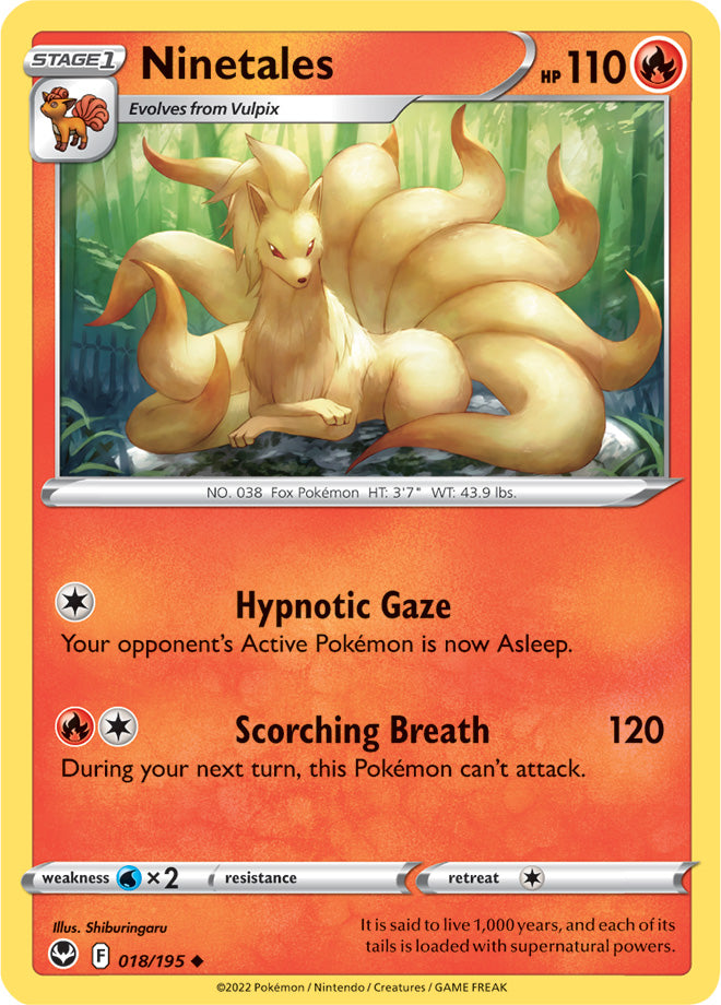 Ninetales 018/195 Silver Tempest