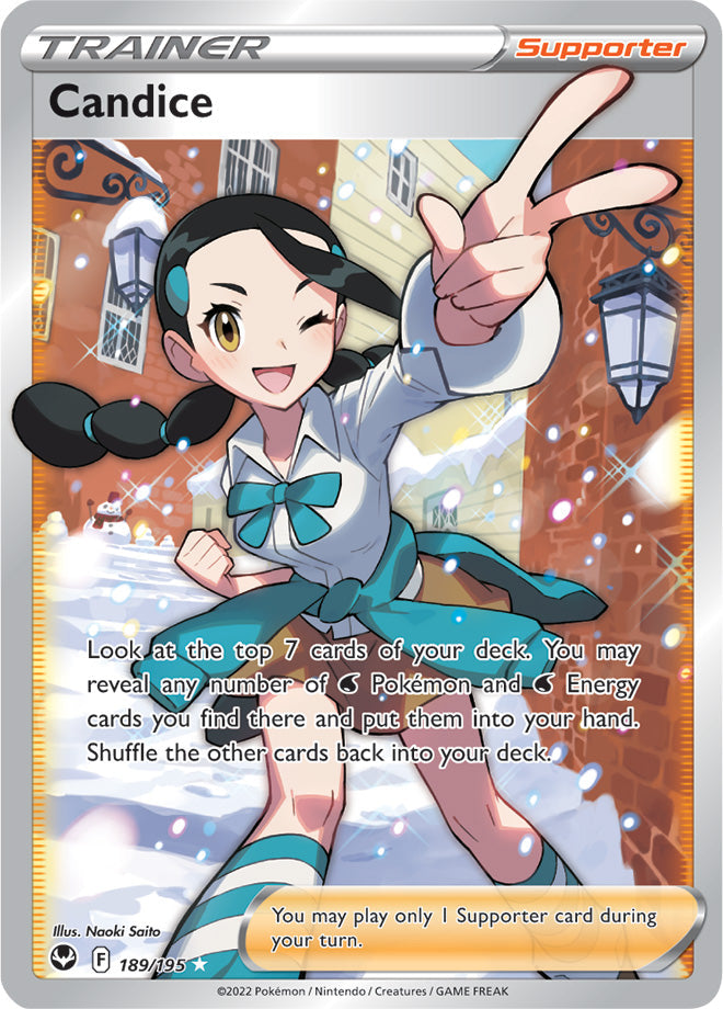 Candice (Full Art) 189/195 Silver Tempest