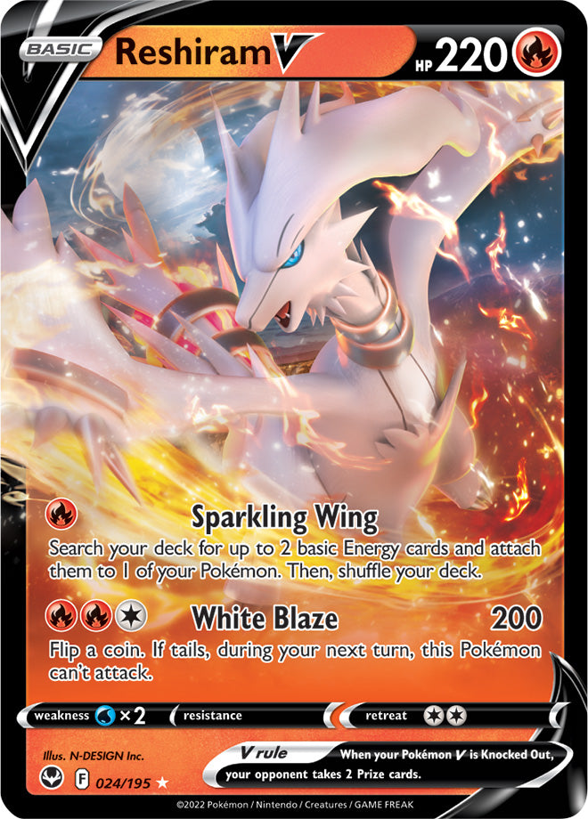 Reshiram V 024/195 Silver Tempest