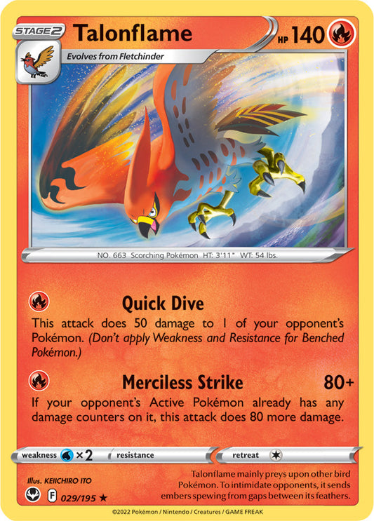 Talonflame 029/195 Silver Tempest