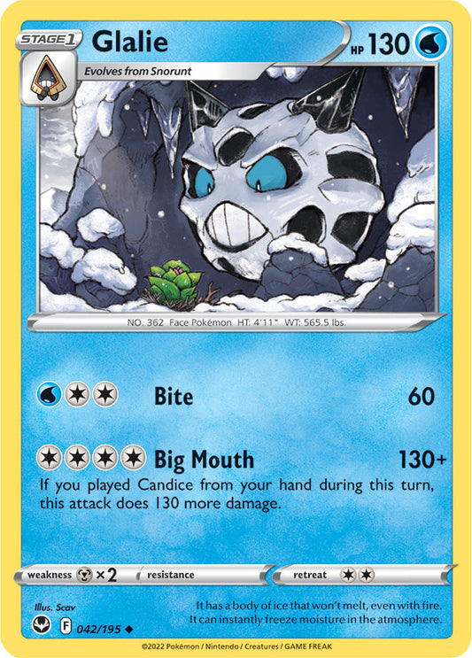 Glalie 042/195 Silver Tempest