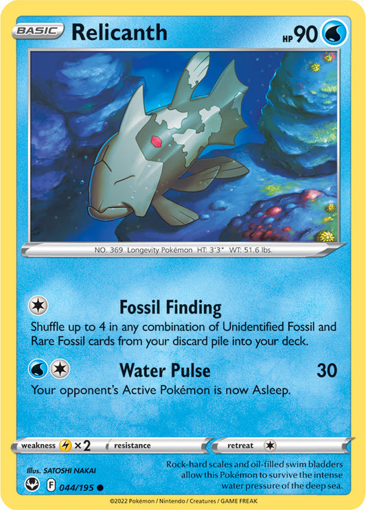 Relicanth 044/195 Silver Tempest