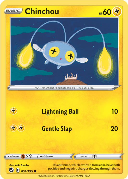 Chinchou 051/195 Silver Tempest