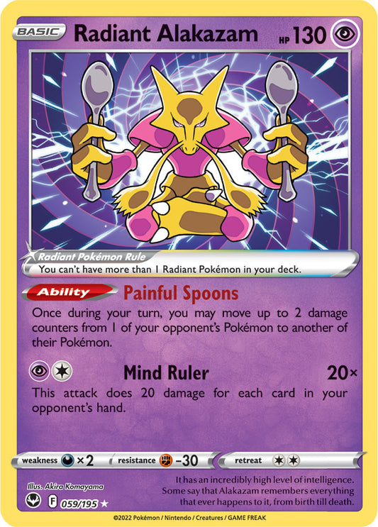 Radiant Alakazam 059/195 Silver Tempest