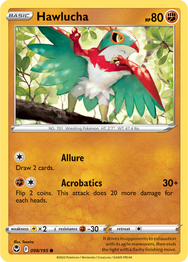 Hawlucha 098/195 Silver Tempest