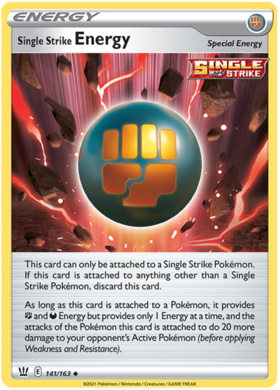Single Strike Energy 141 /163 battle-styles-141