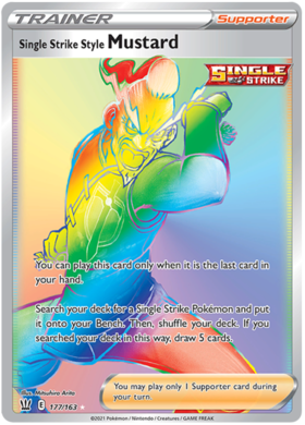 Single Strike Style Mustard (Secret) 177 /163 battle-styles-177