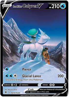 TG14  Ice Rider Calyrex V Astral Radiance