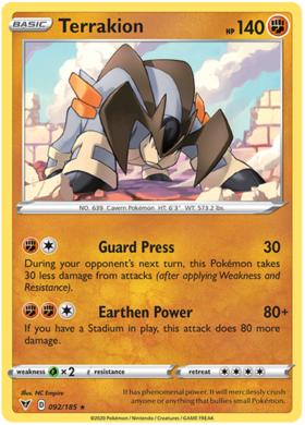 Terrakion vivid-voltage-92