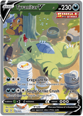 Tyranitar V (Alternate Full Art) 155 /163