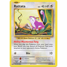 Rattata 66 /113 evolutions-66